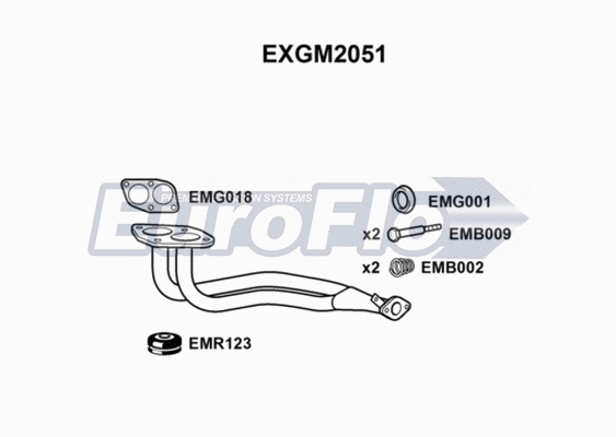 Exhaust Pipe (EXGM2051)