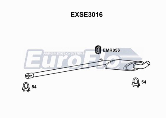 Centre Muffler (EXSE3016)