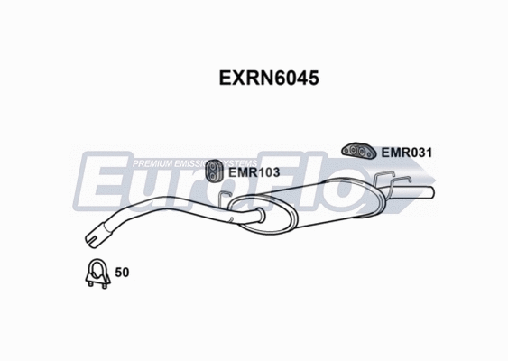 Rear Muffler (EXRN6045)