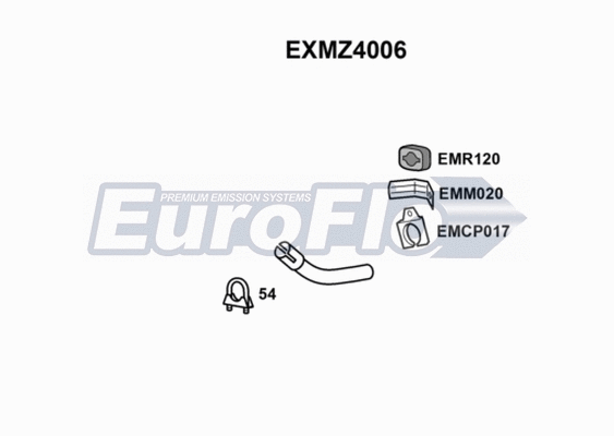 Exhaust Pipe (EXMZ4006)