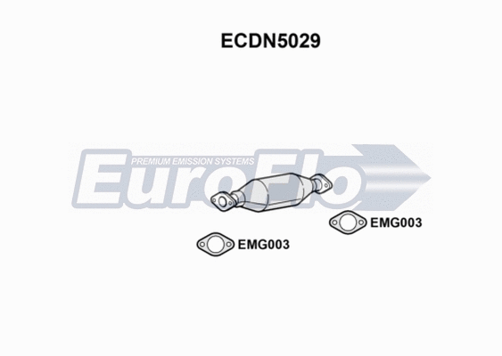 Catalytic Converter (ECDN5029)