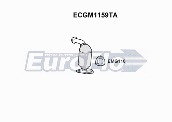 Catalytic Converter (ECGM1159TA)