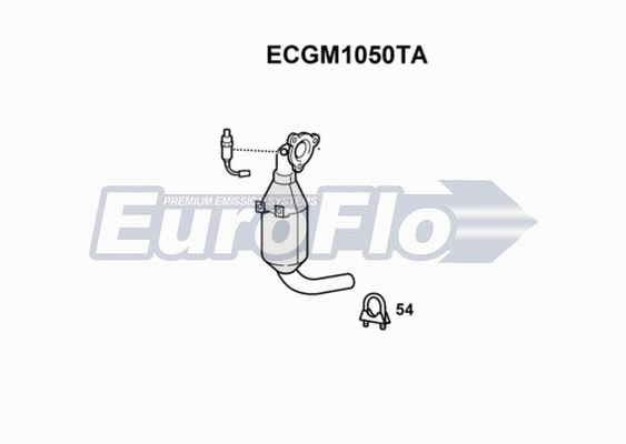 Catalytic Converter (ECGM1050TA)