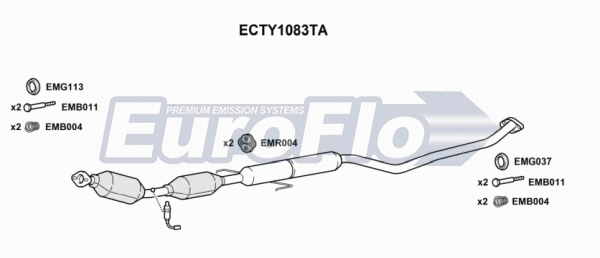 Catalytic Converter (ECTY1083TA)