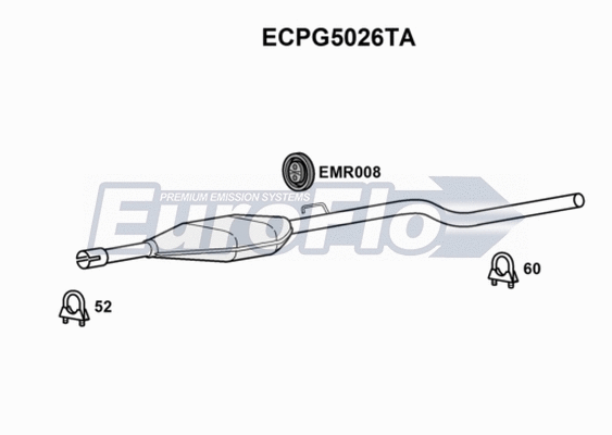 Catalytic Converter (ECPG5026TA)