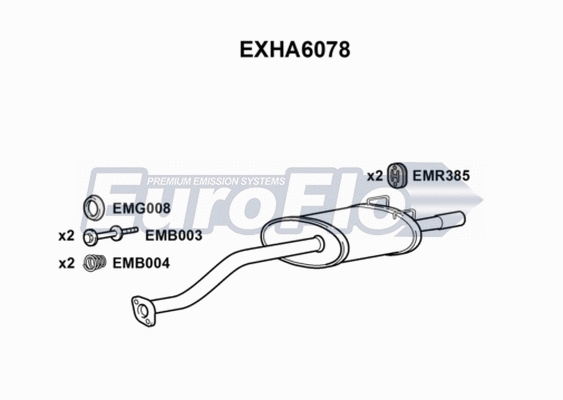 Rear Muffler (EXHA6078)