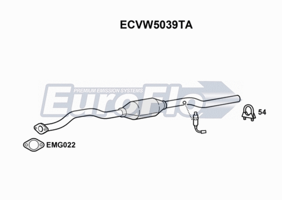 Catalytic Converter (ECVW5039TA)