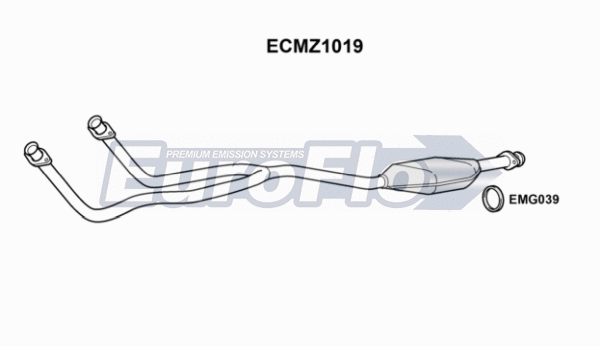 Catalytic Converter (ECMZ1019)