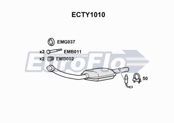 Catalytic Converter (ECTY1010)
