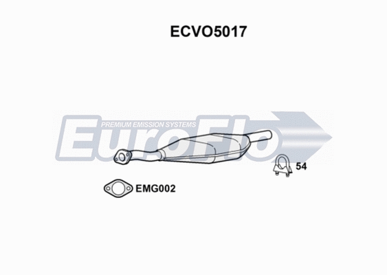 Catalytic Converter (ECVO5017)