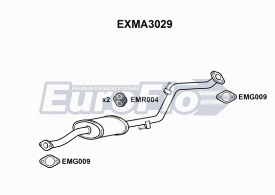 Centre Muffler (EXMA3029)