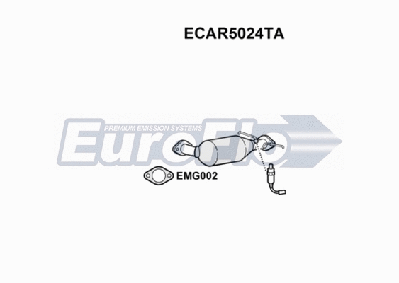 Catalytic Converter (ECAR5024TA)
