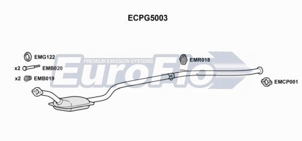Catalytic Converter (ECPG5003)