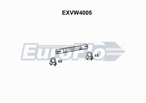 Exhaust Pipe (EXVW4005)