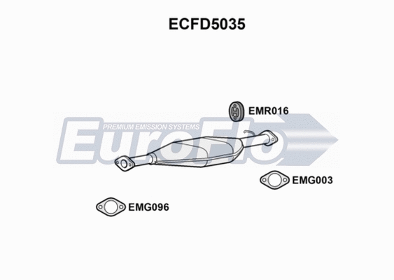 Catalytic Converter (ECFD5035)