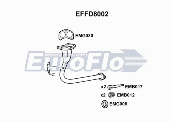 Exhaust Pipe (EFFD8002)