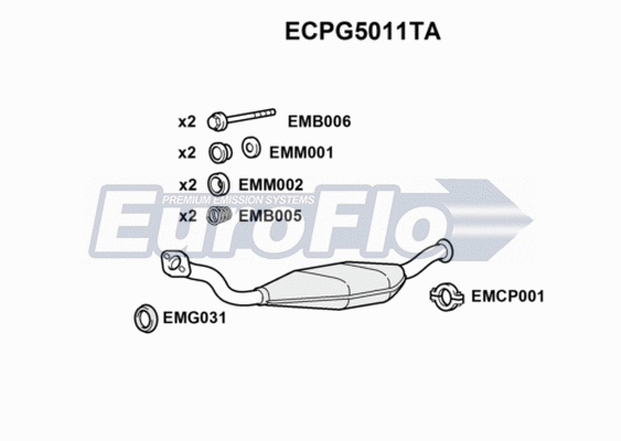 Catalytic Converter (ECPG5011TA)