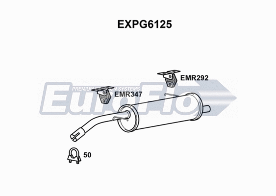 Rear Muffler (EXPG6125)