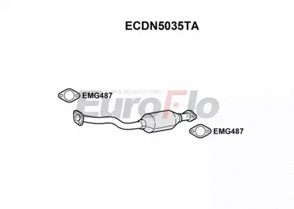 Catalytic Converter (ECDN5035TA)