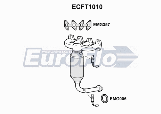 Catalytic Converter (ECFT1010)