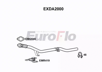 Exhaust Pipe (EXDA2000)