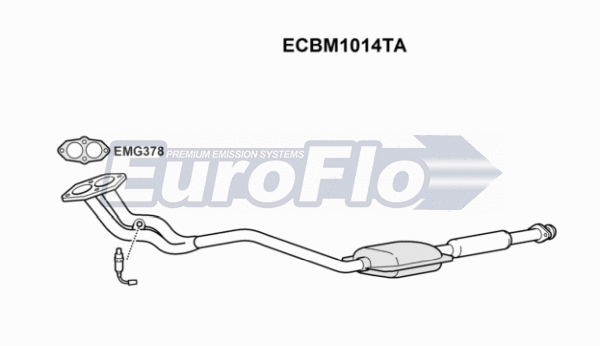 Catalytic Converter (ECBM1014TA)