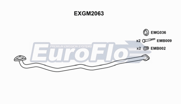Exhaust Pipe (EXGM2063)