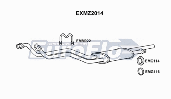 Exhaust Pipe (EXMZ2014)
