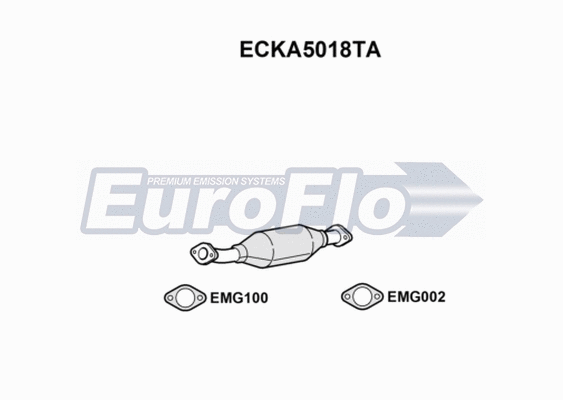 Catalytic Converter (ECKA5018TA)