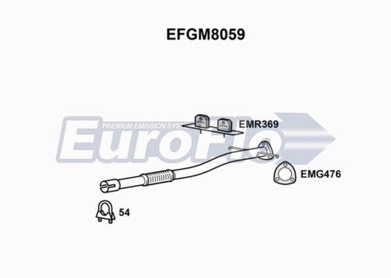 Exhaust Pipe (EFGM8059)