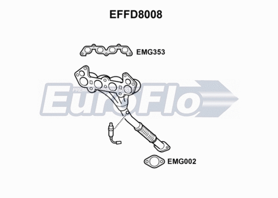 Exhaust Pipe (EFFD8008)