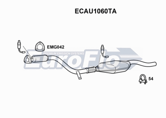 Catalytic Converter (ECAU1060TA)