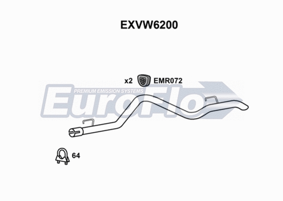 Exhaust Tip (EXVW6200)