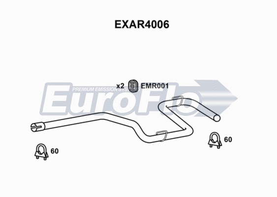 Exhaust Pipe (EXAR4006)