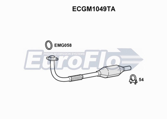 Catalytic Converter (ECGM1049TA)