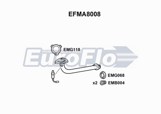 Exhaust Pipe (EFMA8008)
