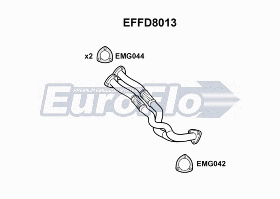 Exhaust Pipe (EFFD8013)