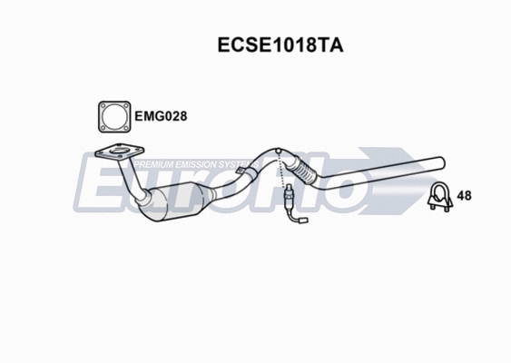 Catalytic Converter (ECSE1018TA)