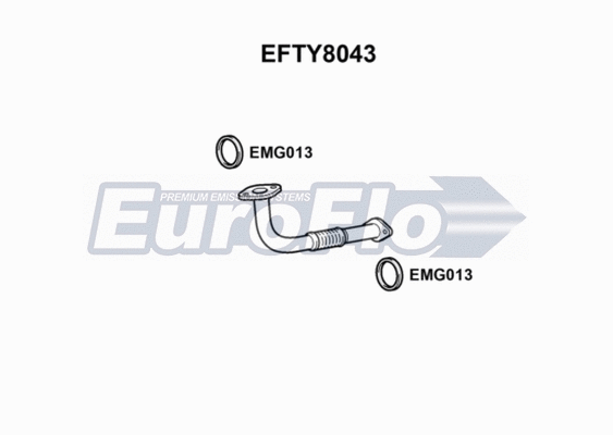Exhaust Pipe (EFTY8043)