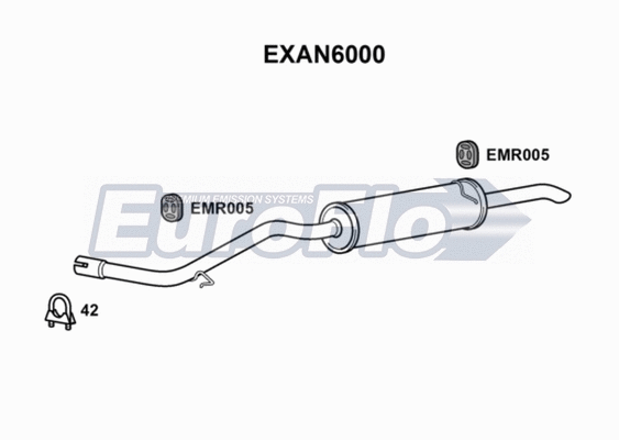 Rear Muffler (EXAN6000)