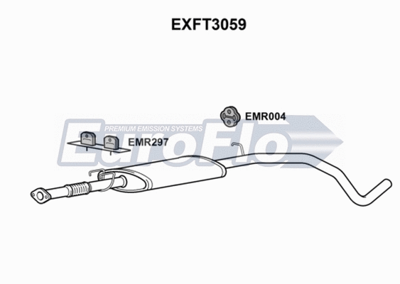 Centre Muffler (EXFT3059)
