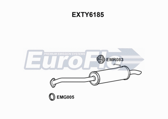Rear Muffler (EXTY6185)