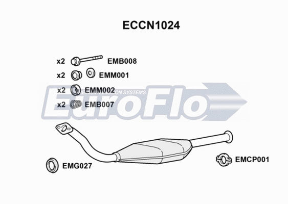 Catalytic Converter (ECCN1024)