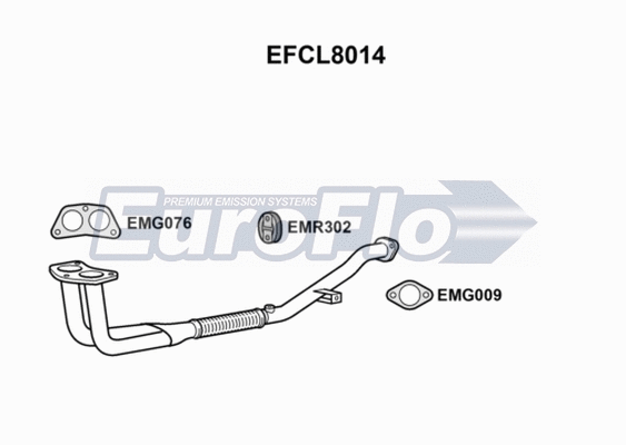 Exhaust Pipe (EFCL8014)