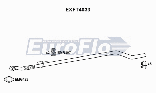 Exhaust Pipe (EXFT4033)