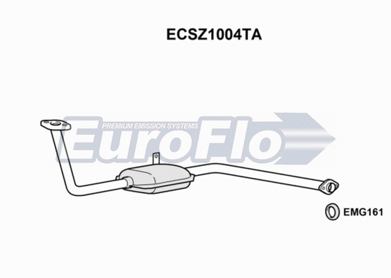 Catalytic Converter (ECSZ1004TA)