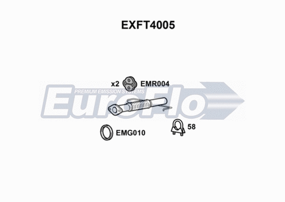 Exhaust Pipe (EXFT4005)