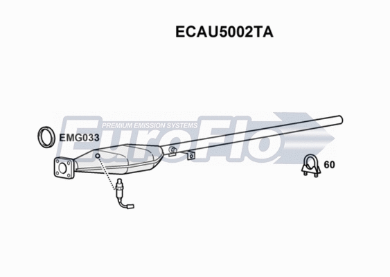 Catalytic Converter (ECAU5002TA)