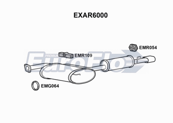 Rear Muffler (EXAR6000)
