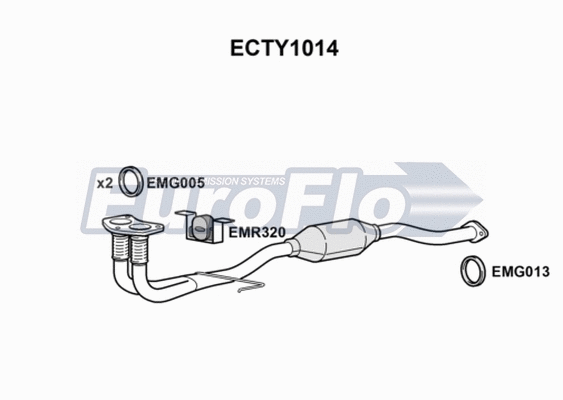 Catalytic Converter (ECTY1014)